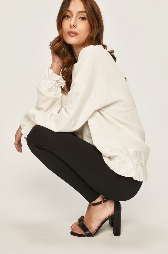 Answear - Bluza uni alb MAL3.DAF