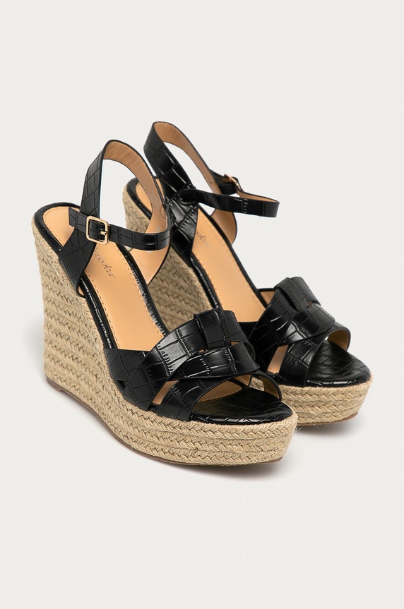 Answear Lab Sandały HY.81.MB czarny WW21