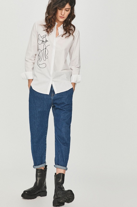 Answear Lab jeans PIU.1.1.DA bleumarin WW21