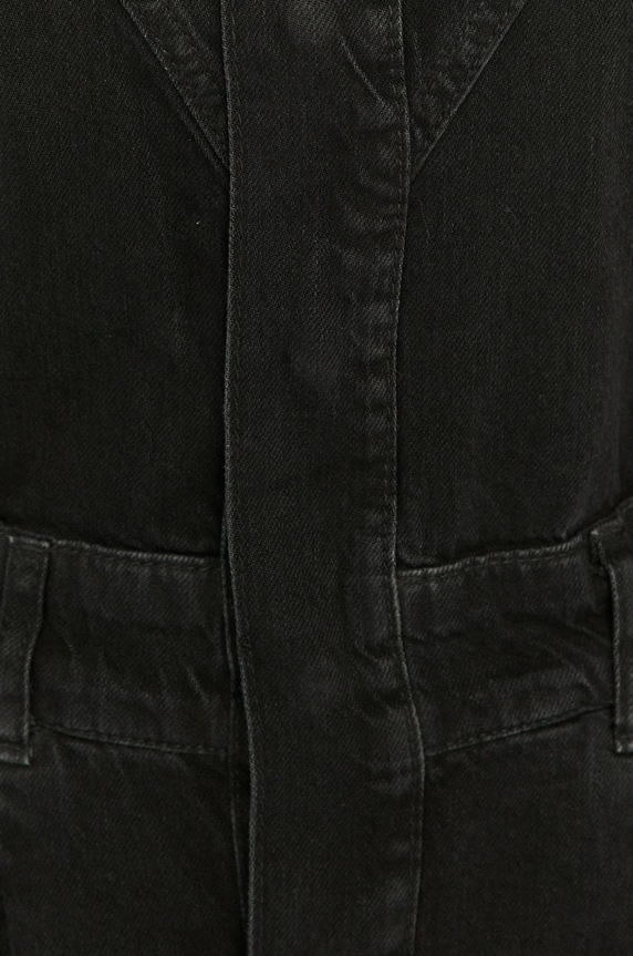 Answear Lab - Salopeta jeans PA4195.DA negru