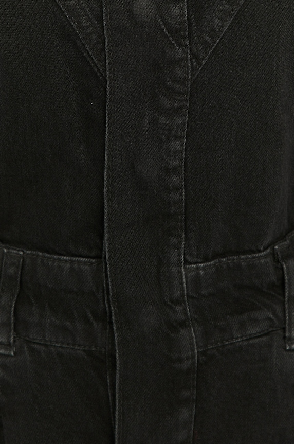 Answear Lab - Salopeta jeans PA4195.DA negru