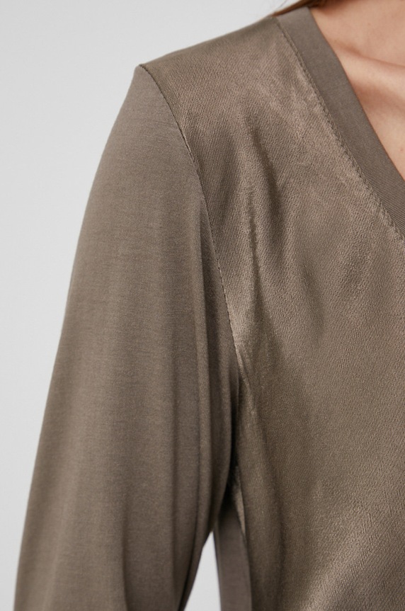 Answear Lab Bluzka 208.1.1.AJ beżowy