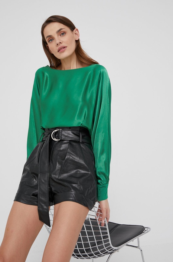 Blúzka Answear.LAB relaxed zelená 185.1KR
