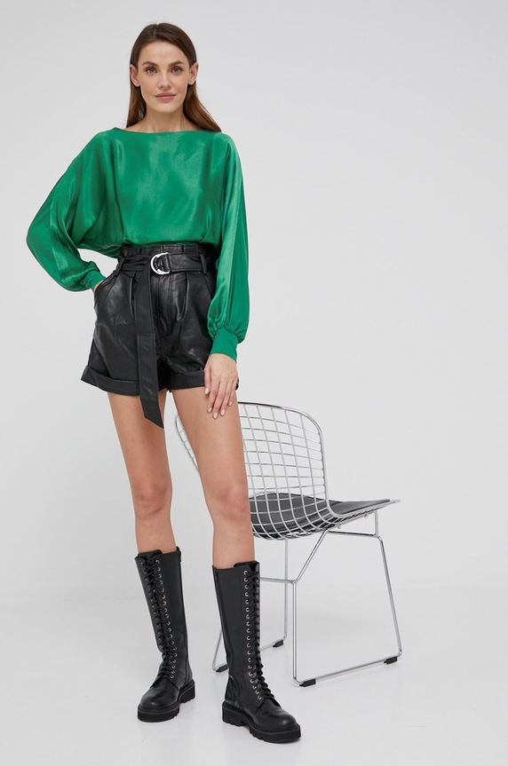 Blúzka Answear.LAB 185.1KR zelená WW22