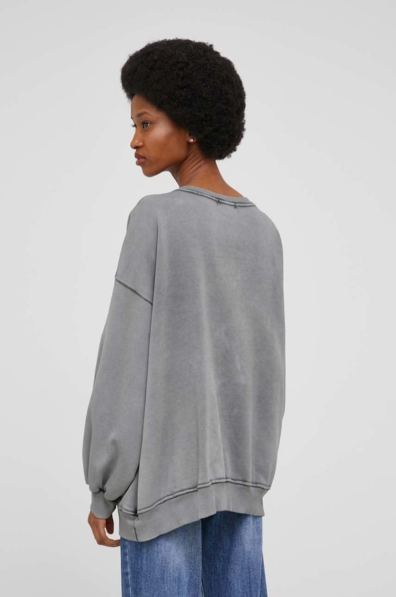 Odzież Answear Lab bluza bawełniana R3968.DA szary