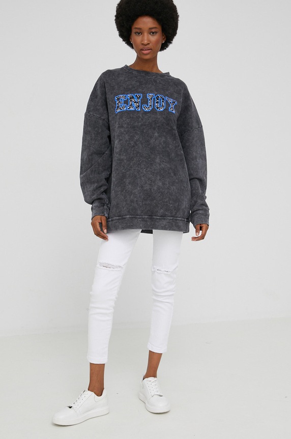 Answear Lab bluza VFL10059 szary WW22
