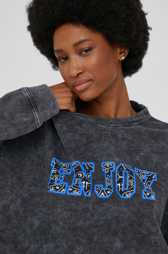 Answear Lab bluza VFL10059 szary