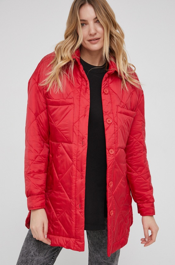 Answear Lab - Kurtka 3864.1KR czerwony WW22