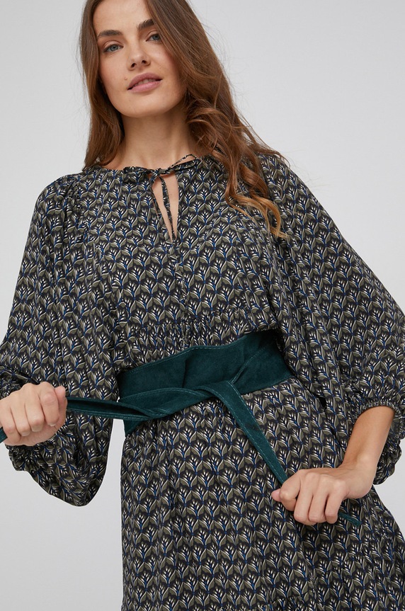 Answear Lab Sukienka zielony 38648.HX0202c.1KR