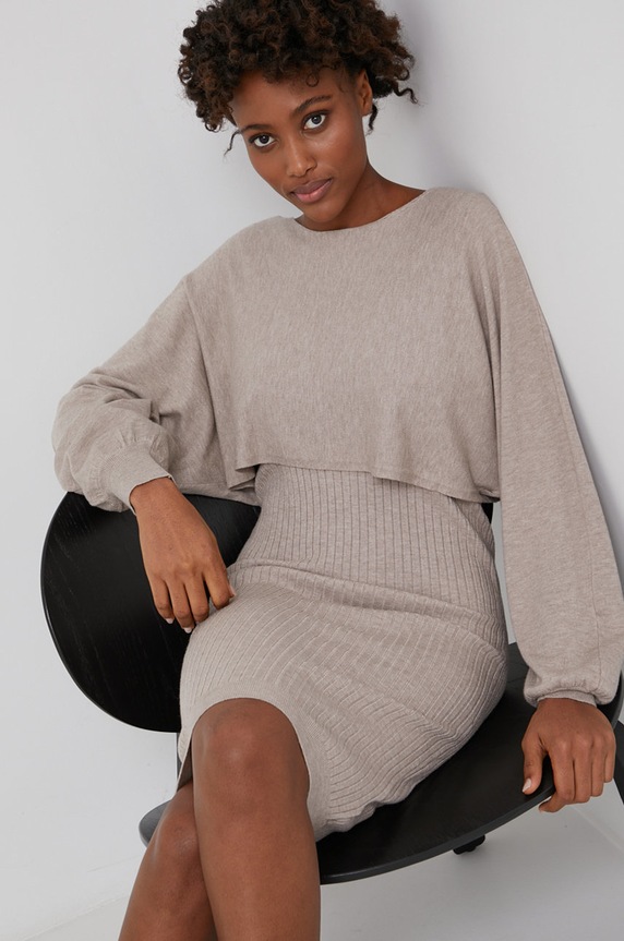 Answear Lab Sukienka i sweter JK83901AB.5KR
