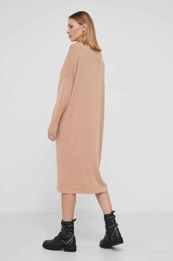 Odzież Answear Lab Sukienka 8331.3RK beżowy