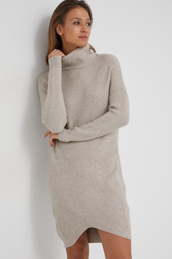 Answear Lab Sukienka casual beżowy Zs5102.2RK