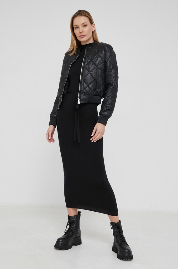 Haljina Answear.LAB W2307.1.AJ crna WW22