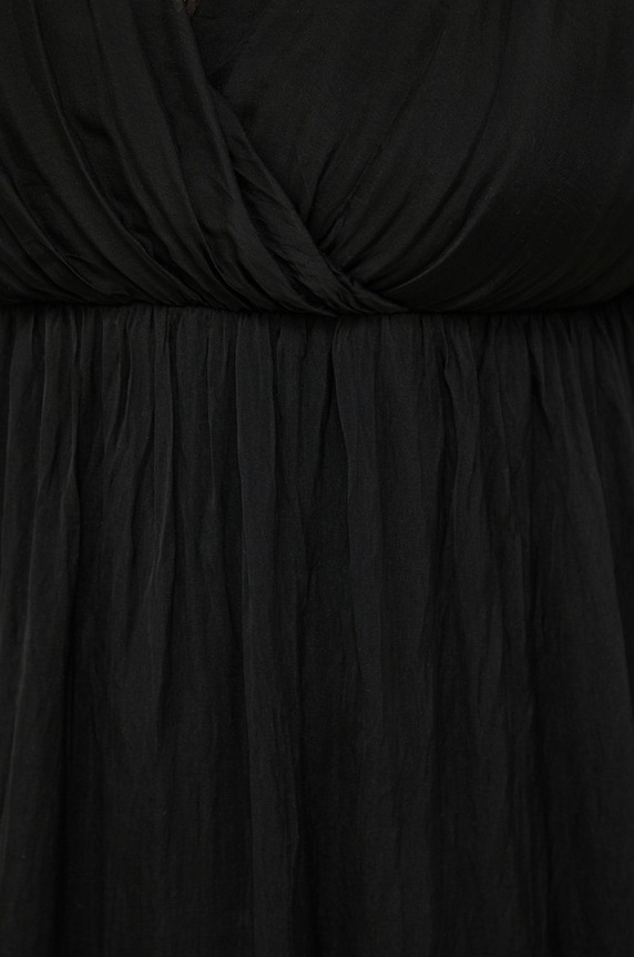 Answear Lab rochie de mătase 1835.1KR negru