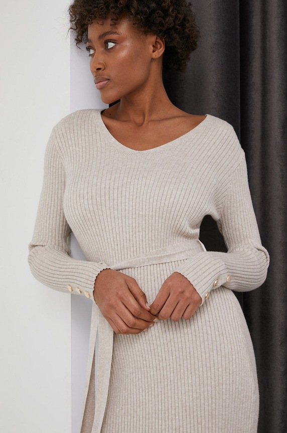 Haljina Answear.LAB casual bež N.10106.KR