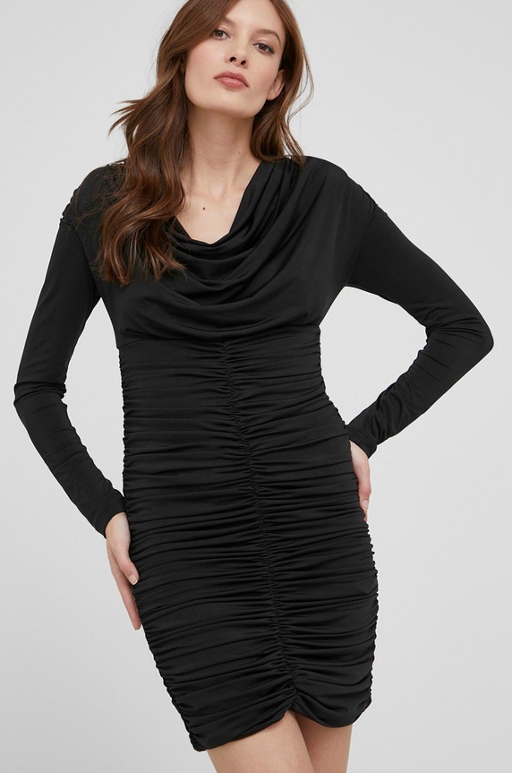 Answear.LAB ruha WW22.SUD0MS fekete WW22