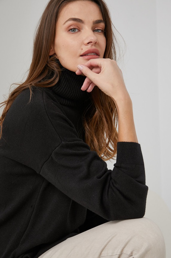 Answear Lab sweter czarny 560.KR