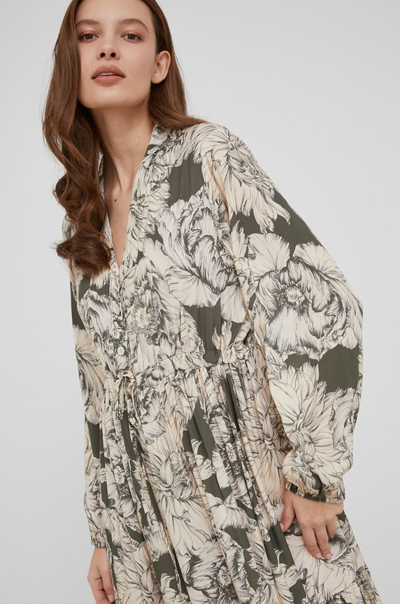 Answear Lab sukienka 11036.2.DA zielony