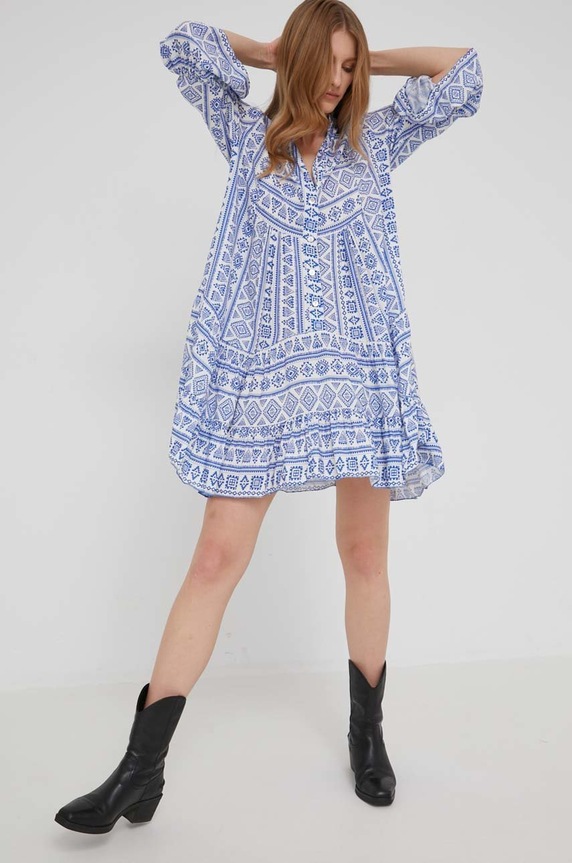 Answear Lab sukienka 9802.wc niebieski WW22