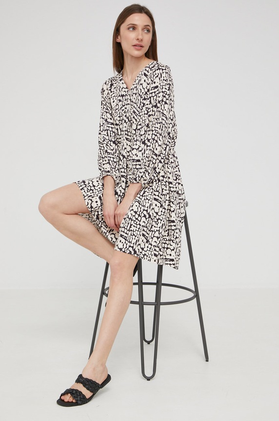 Answear Lab rochie mini negru 38919B.FT871.1W