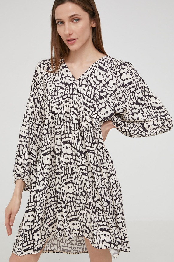Answear Lab rochie 38919B.FT871.1W negru WW22