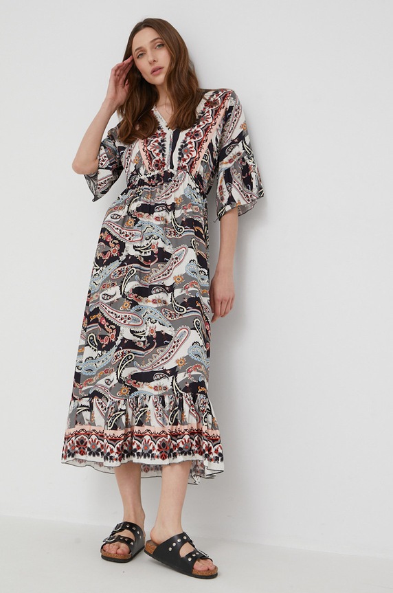 Answear Lab sukienka 82271.2.W czarny WW22