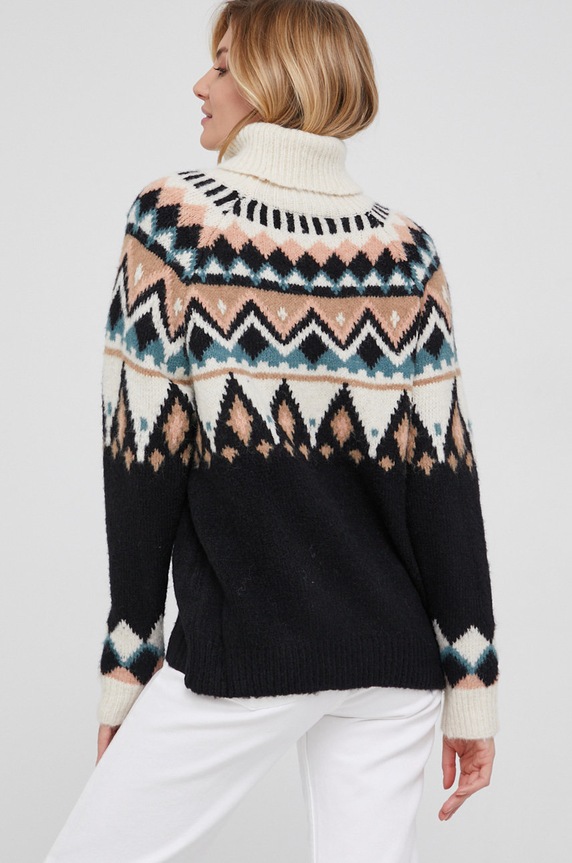 Odzież Answear Lab Sweter z domieszką wełny IY21715.AJ czarny