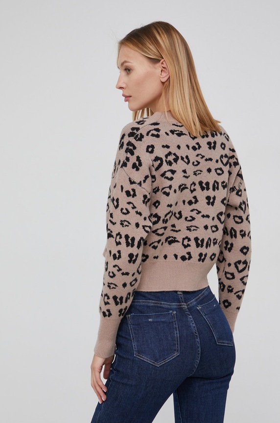 Odzież Answear Lab Kardigan z wełną MT3736.2KR beżowy