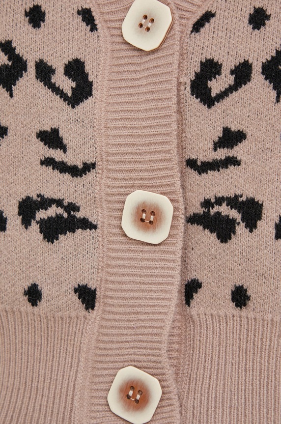 Answear Lab Kardigan z wełną MT3736.2KR beżowy