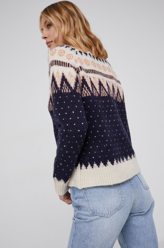 Odzież Answear Lab Sweter AR36.AJ granatowy