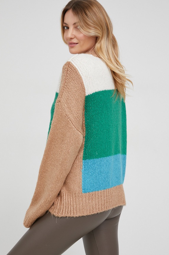 Îmbrăcăminte Answear Lab Pulover de lână TT3344Z.KR multicolor