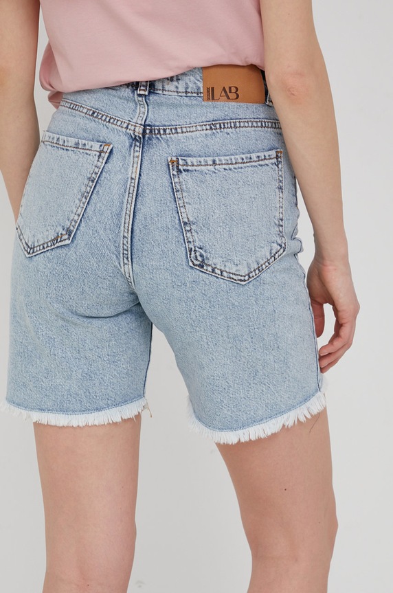 Îmbrăcăminte Answear Lab pantaloni scurti jeans 16799.AA albastru