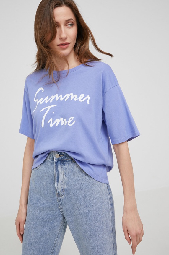 Answear Lab t-shirt bawełniany G6050.7.1W