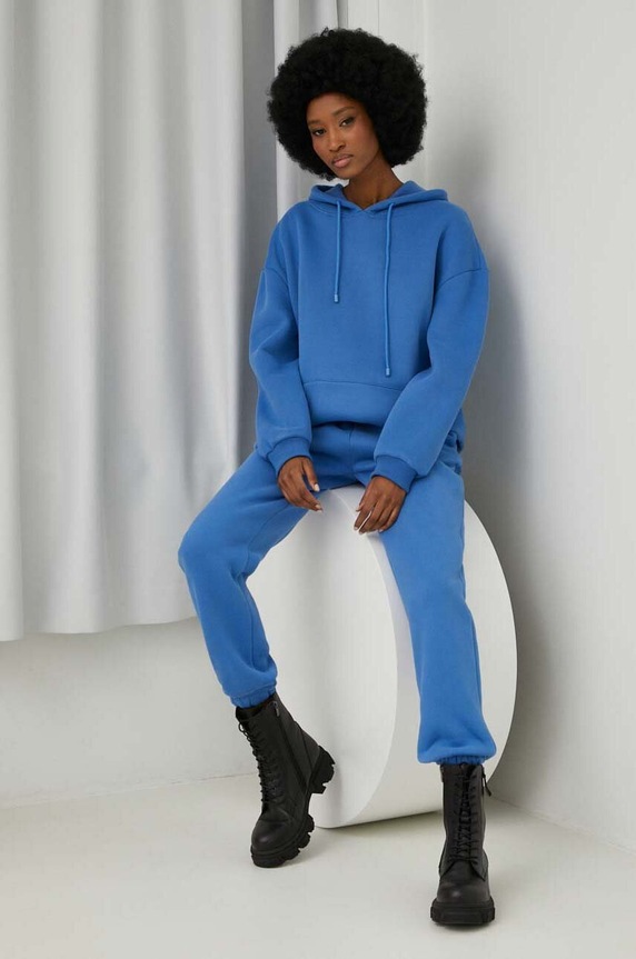 Answear Lab dres bawełniany bawełna niebieski j21160.94.j53121.5.KK