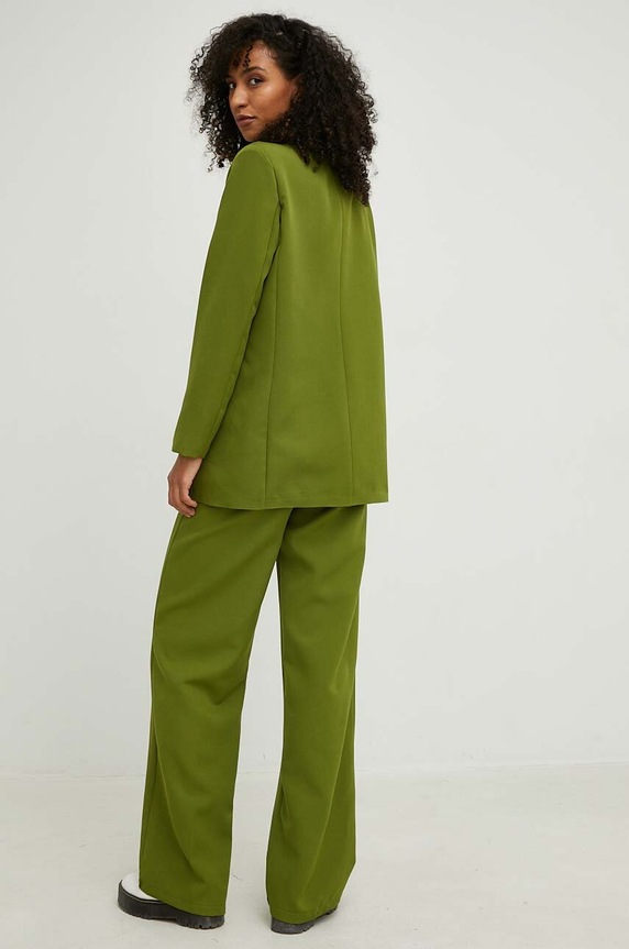 Odzież Answear Lab komplet - marynarka i spodnie 12153.w zielony