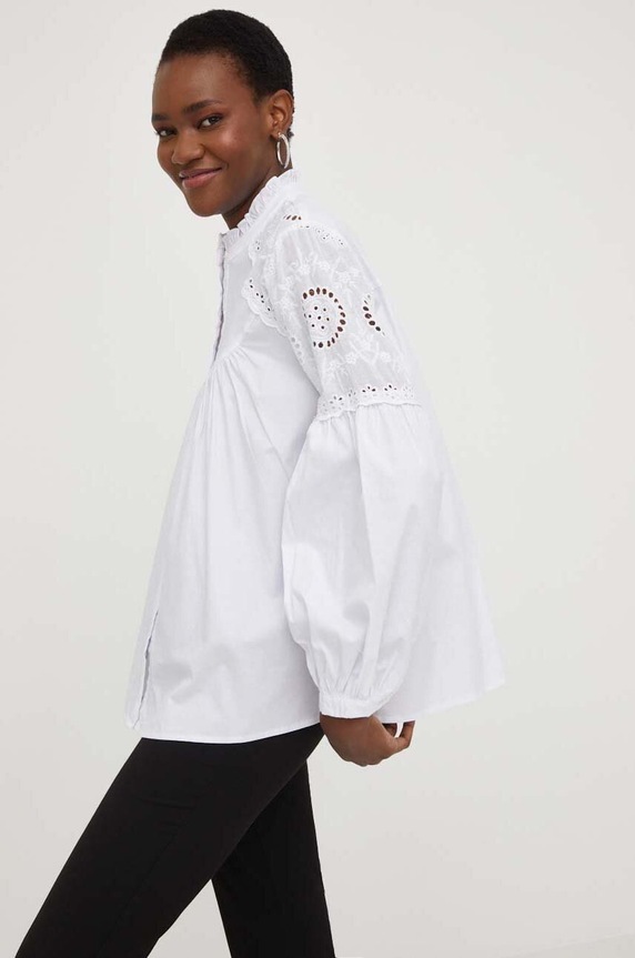 Answear Lab koszula bawełniana 8203001.WK biały