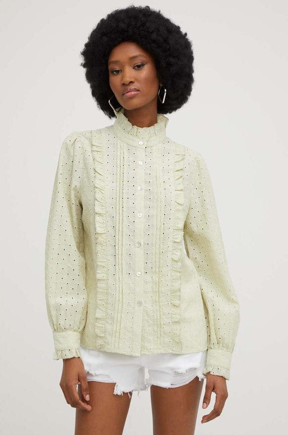 Odzież Answear Lab koszula ASD90839.WK zielony