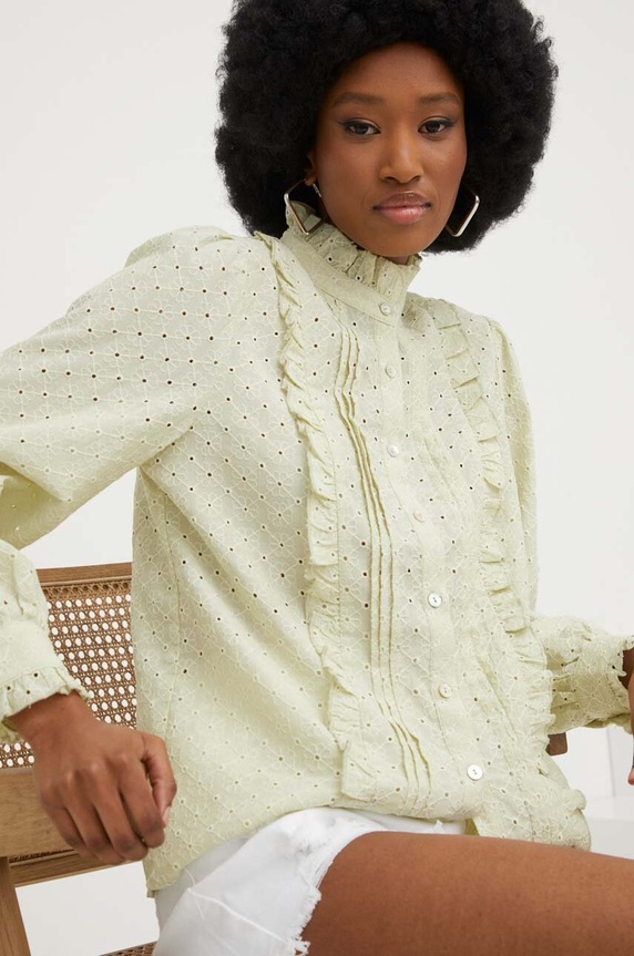 Answear Lab koszula ASD90839.WK zielony