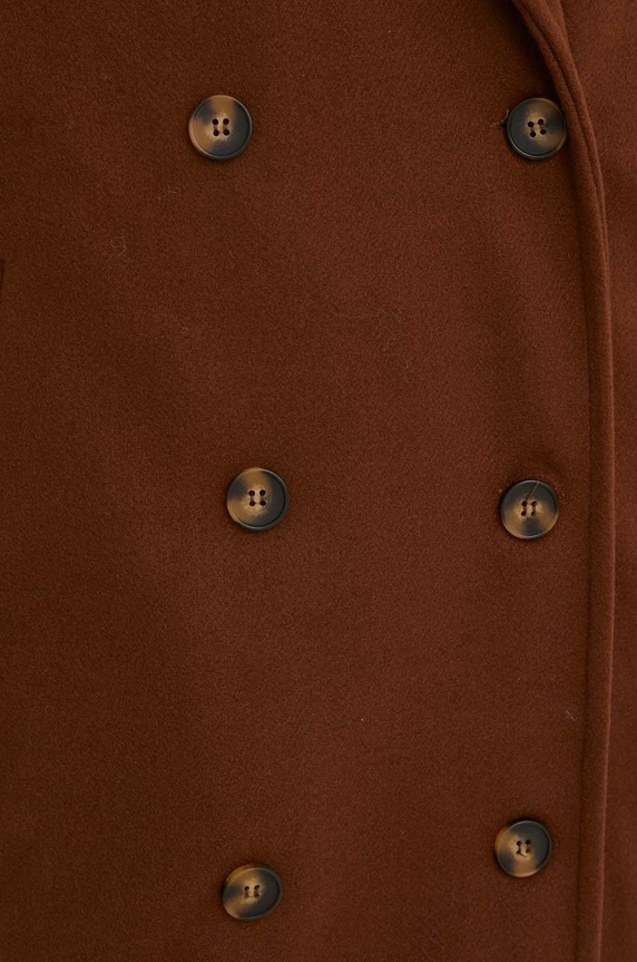 Answear Lab płaszcz z wełną m376.h