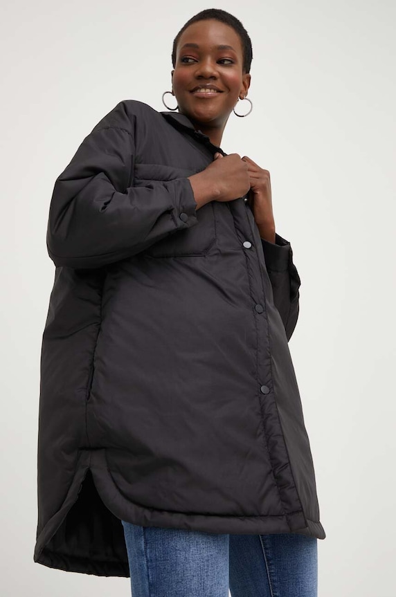 Answear Lab kurtka bez kaptura czarny 8971.KK