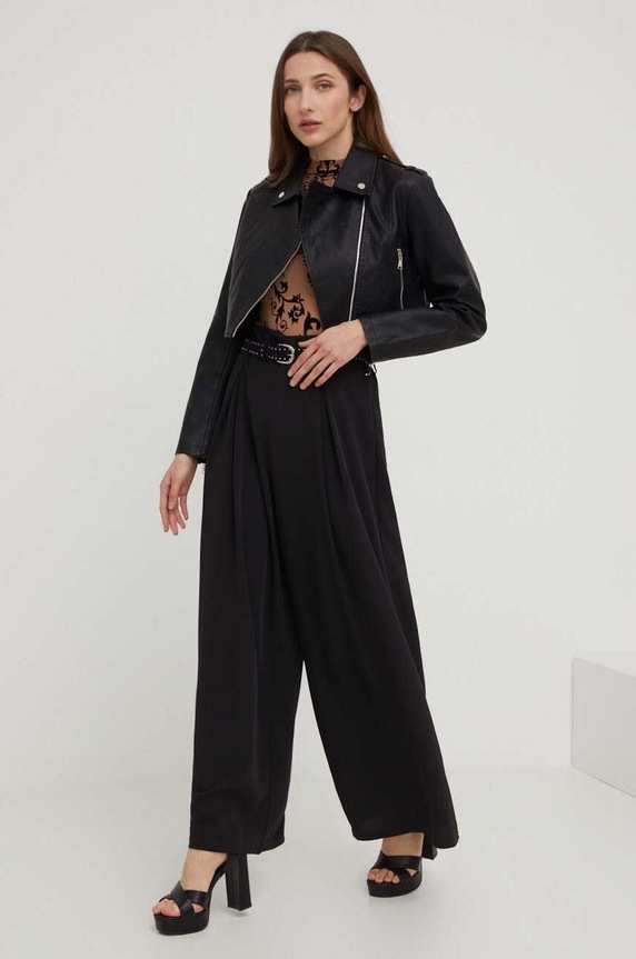 Answear Lab ramoneska ay712.w czarny WW23