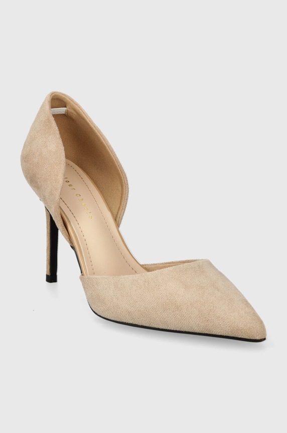 Answear Lab pantofi cu toc 588.6.1h bej WW25