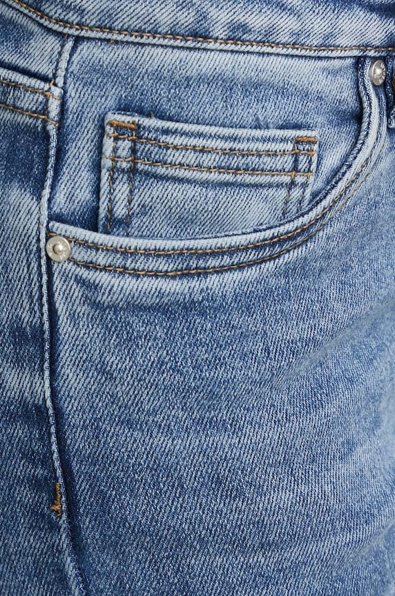 Answear Lab jeansy PREMIUM JEANS X kolekcja limitowana SISTERHOOD niebieski d1488.h