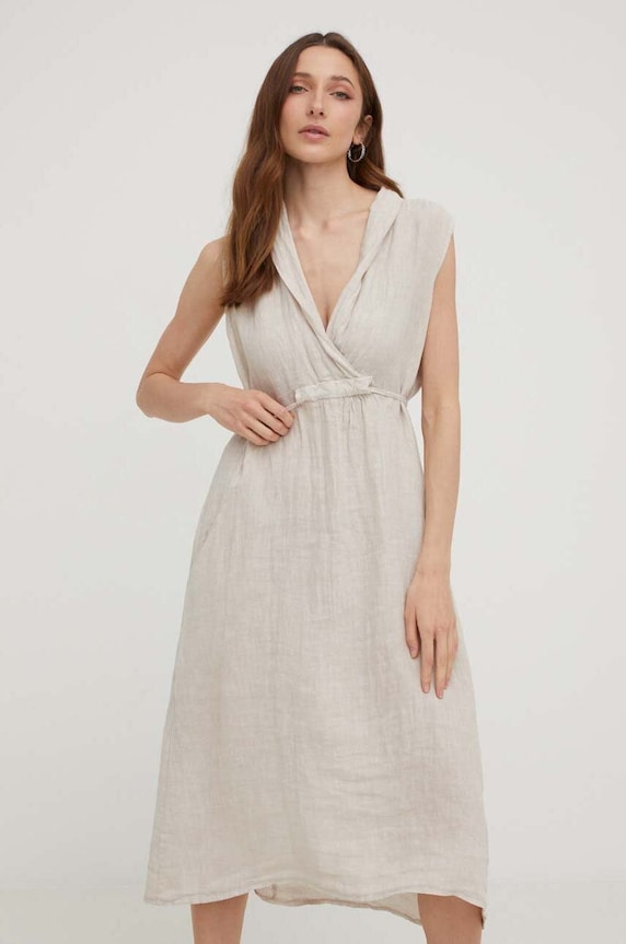 Answear Lab sukienka beżowy 28187.1KK