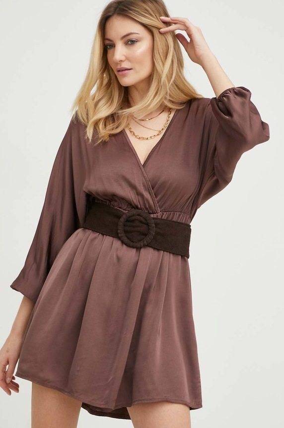 Answear Lab sukienka casual brązowy G90202.2WK