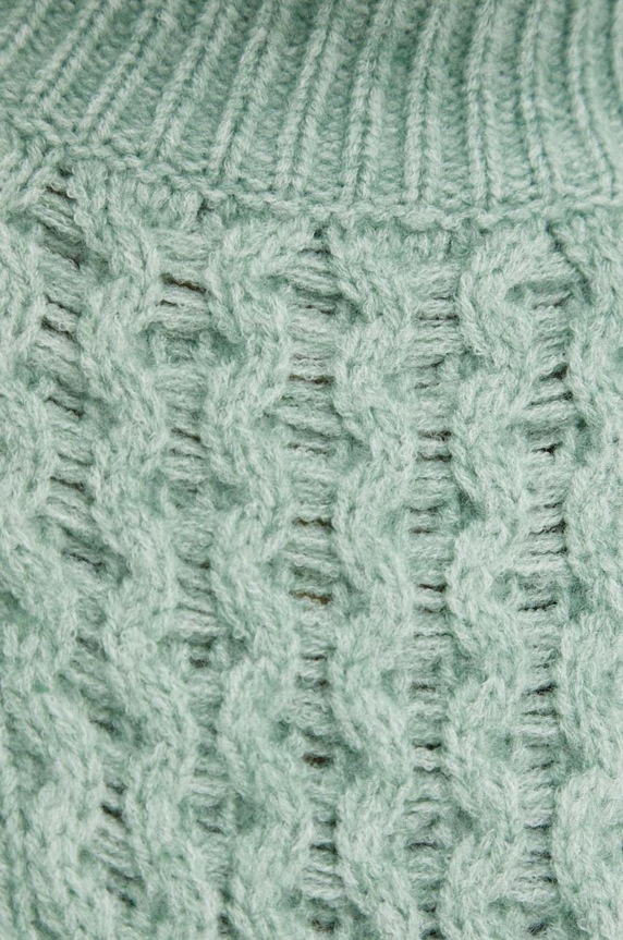 Answear Lab sweter 3177.js turkusowy