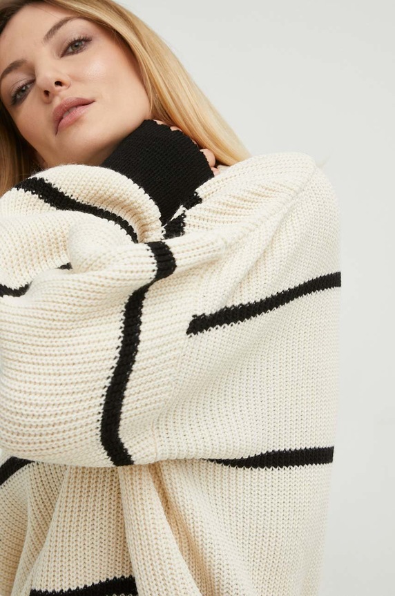 Answear Lab sweter 6611.WK beżowy