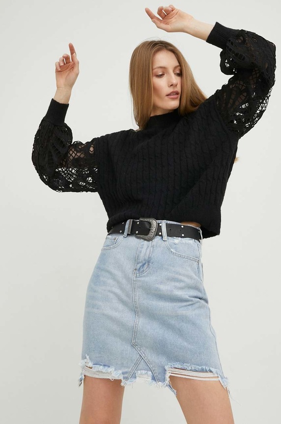 Answear Lab sweter czarny GD2065.WK