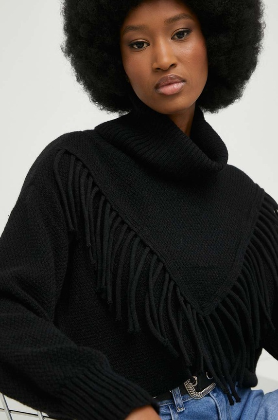 Answear Lab sweter pozostałe czarny SH339.WK
