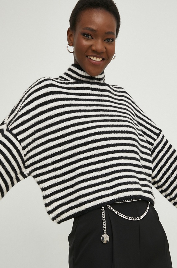 Answear Lab sweter pozostałe czarny G1699.KK